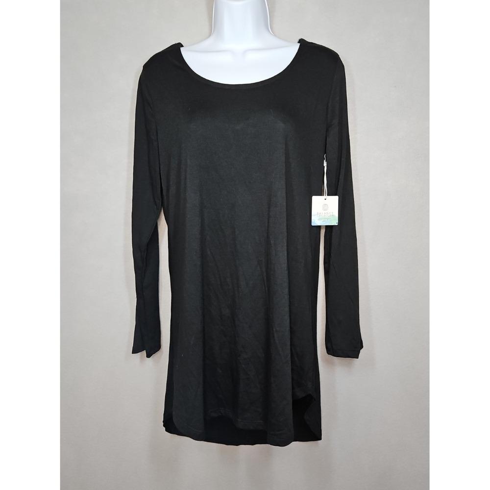 Balance Collection Womens Black Cover Up Dress Size Medium NWT